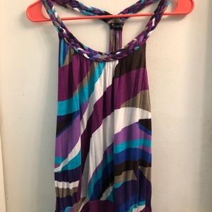 Twenty One sleeveless multi-colored shirt